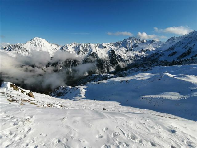 Belle neige à Prérond