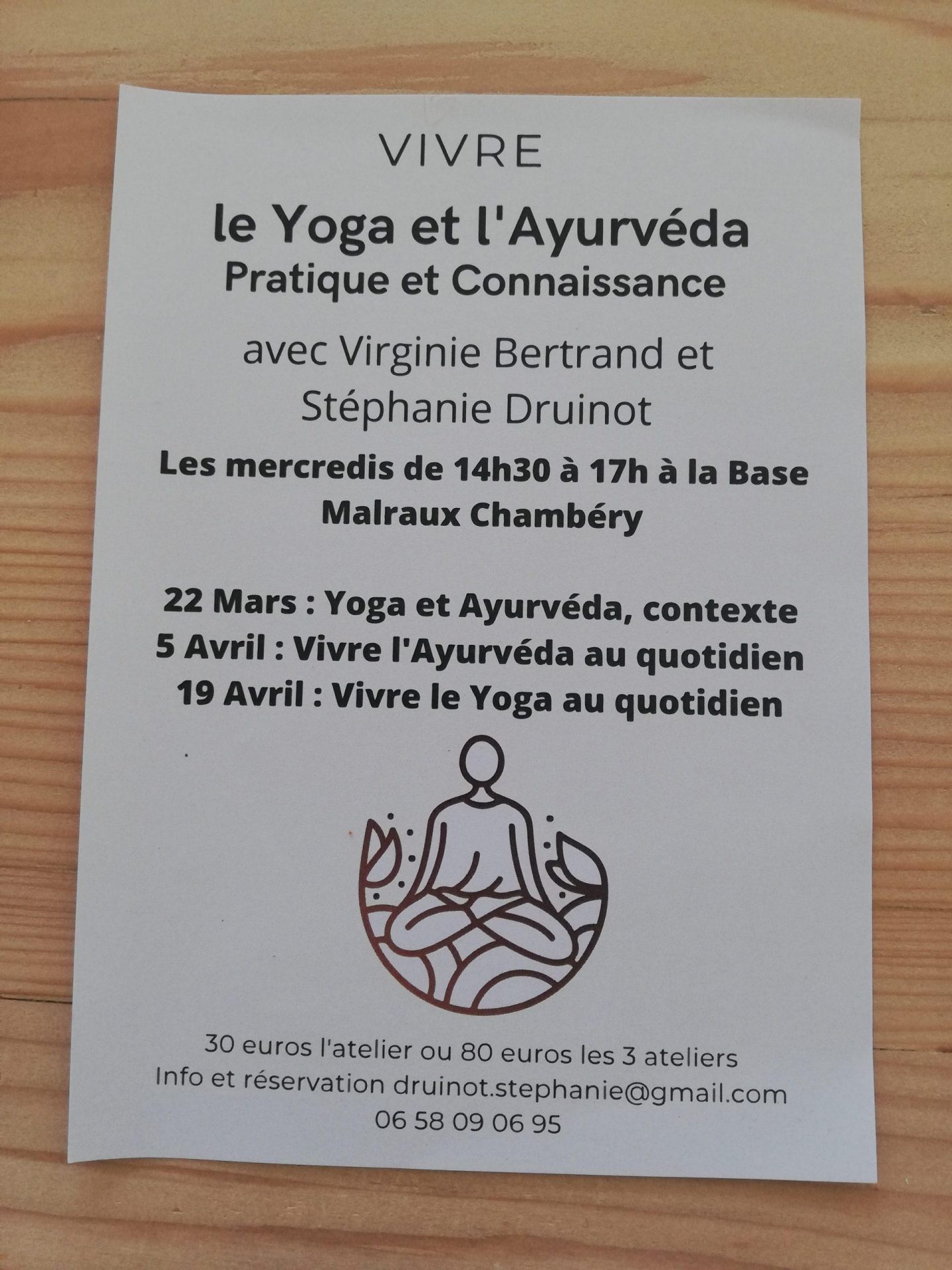 Ateliers Yoga et Ayurvéda