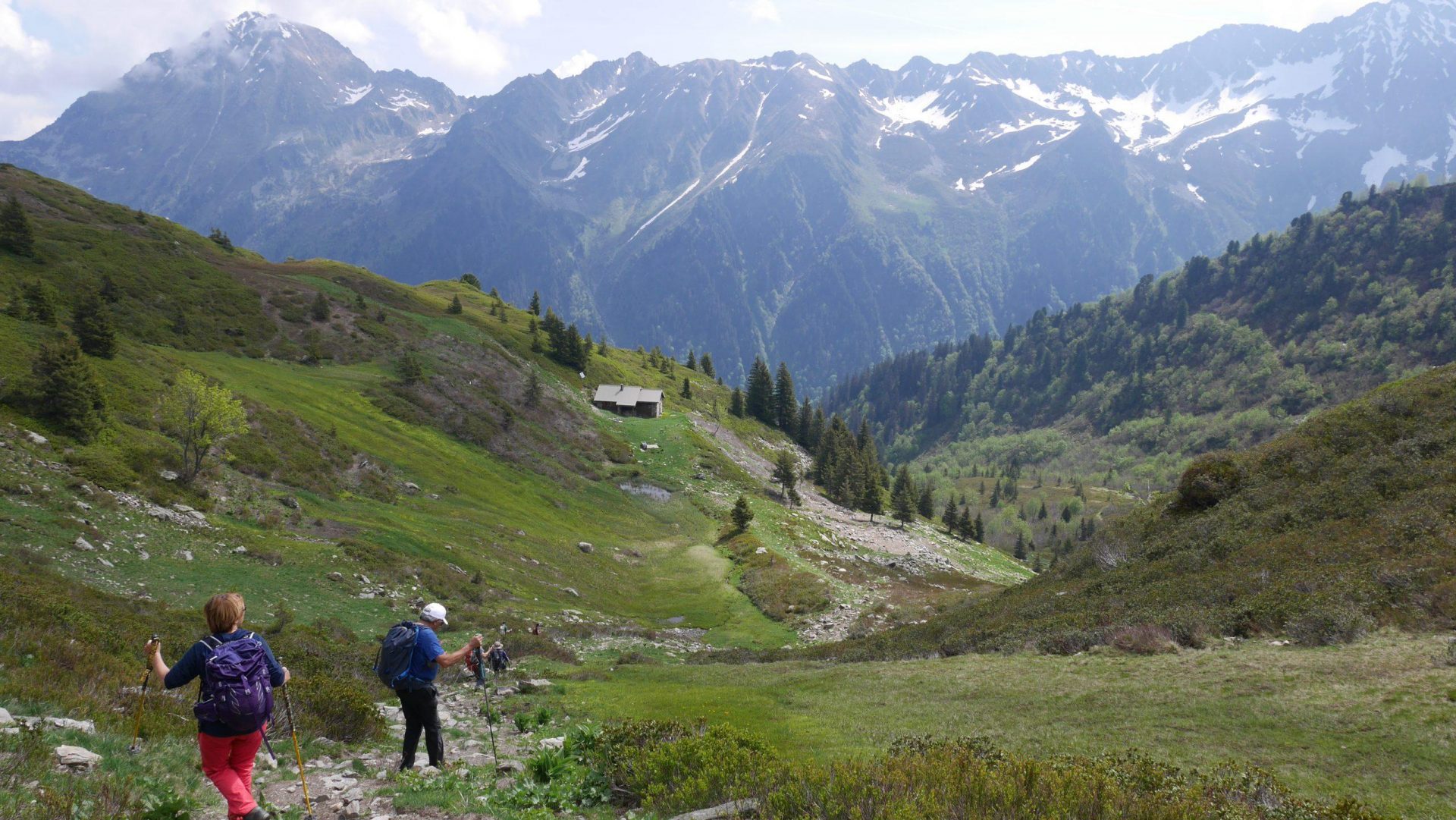 Refuge de Claran et le Petit Charnier
