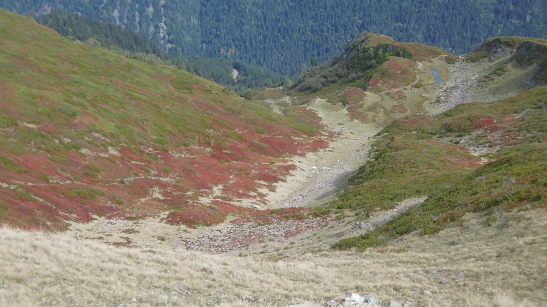 Les Plagnes par Tourne-Talon et les crêtes.