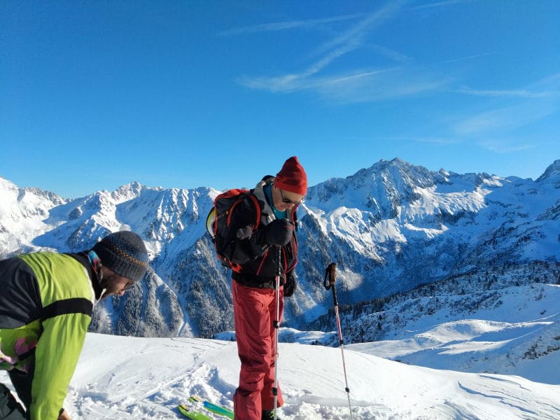 Les Plagnes à ski !